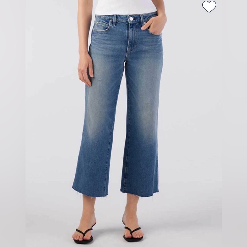 AMO Denim Marjorie Wide Leg Jean NWOT Sz 27 (waist 15” across)